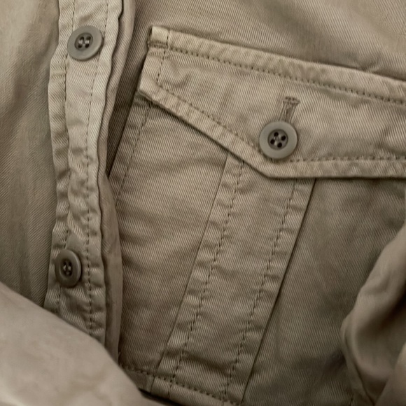 J. Crew Khaki Safari Utility Chino Belted Dress - Picture 7 of 7